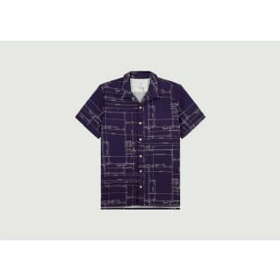 Ps By Paul Smith Casual Shirt In Purple