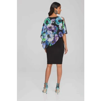 Joseph Ribkoff Women's Silky Knit Abstract Print Sheath Dress 244240 Col 178