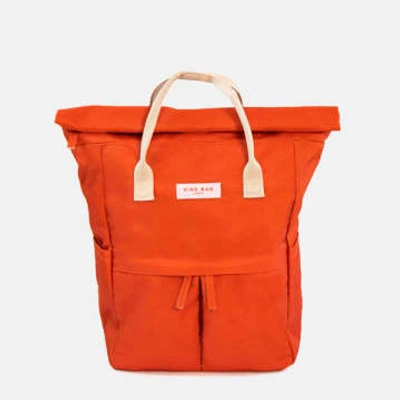 First & Last Hackney Medium Back Pack In Orange