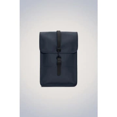 Rains Backback Mini Bag In Navy In Burgundy