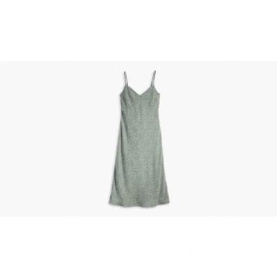 Levi's Green Belissima Ditsy Dark Forest Elia Lingerie Dress