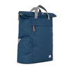 ROKA ROKA LONDON BACK PACK RUCKSACK FINCHLEY A LARGE RECYCLED REPURPOSED SUSTAINABLE CANVAS IN DEEP BLUE