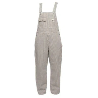 Carhartt Jumpsuit For Woman I033137 Haywood Stripe In Gray