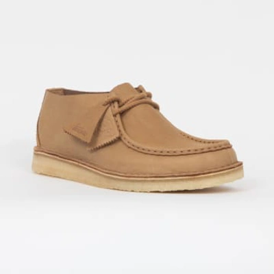 Clarks Originals Desert Nomad Leather Shoes In Brown
