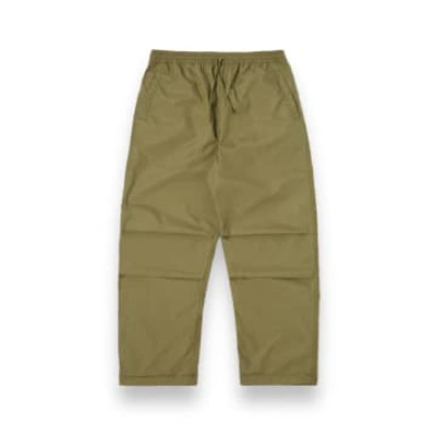 Universal Works Parachute Trousers 30150 Recycled Poly Tech Olive In Green