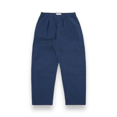Universal Works Oxford Ii Pant 30518 Summer Canvas Navy In Blue