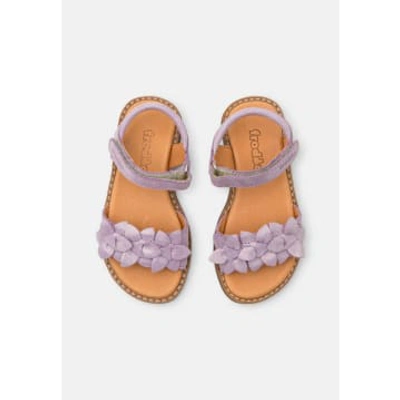 Froddo Lore Flowers Girls Summer Sandals In Gray