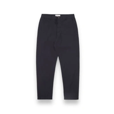 Universal Works Military Chino 30146 Ospina Cotton Dark Navy In Blue
