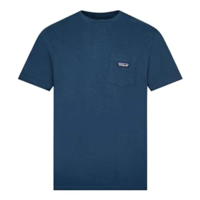 Patagonia Daily Pocket T-shirt In Blue