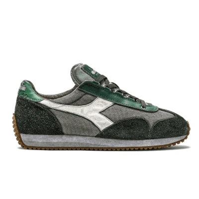 Diadora Equipe H Dirty Stone Wash Evo Trainers Shoes In Grey