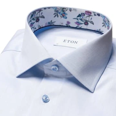 Eton - Sky Blue Contemporary Fit Signature Twill Shirt