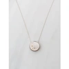 WOLF & MOON SILVER CRESCENT MOON NECKLACE