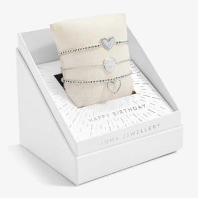 Joma Jewellery Celebrate You Gift Box 'happy Birthday' In Neutral