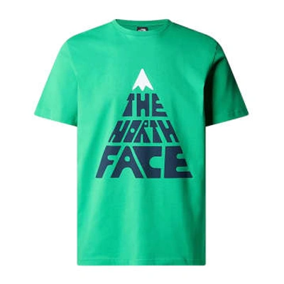 The North Face T-shirt Mountain Play Uomo Optic Emerald In Green