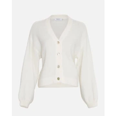 Moss Copenhagen Petrinelle Hope Cardigan Egret In White