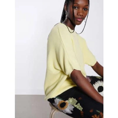 Sibin Linnebjerg Lola Short Sleeve Jumper In Yellow