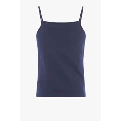 Great Plains Organic Fitted Cami-classis Navy-j60zo In Blue