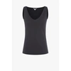 GREAT PLAINS EMILY ORGANIC FITTED TANK TOP WITH SUPPORT-BLACK-J60ZI