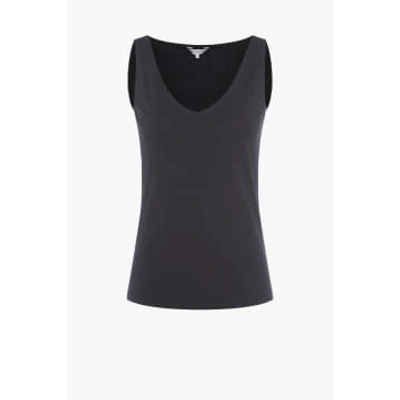 Great Plains Emily Organic Fitted Tank Top With Support-black-j60zi