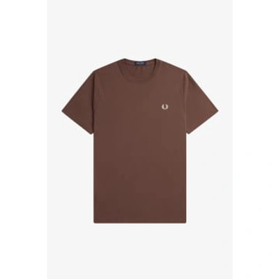 Fred Perry M1600 Crew Neck T-shirt In Grey