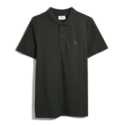 Farah F4ksc017 Forster Ss Polo In Evergreen In Green