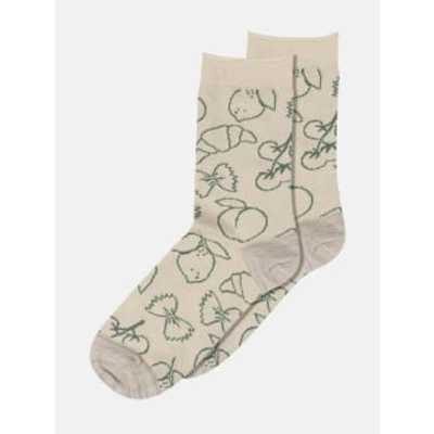 Mp Denmark Marcia Ankle Socks In Gray