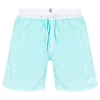 Hugo Boss Starfish Logo-print Swim Shorts In Green