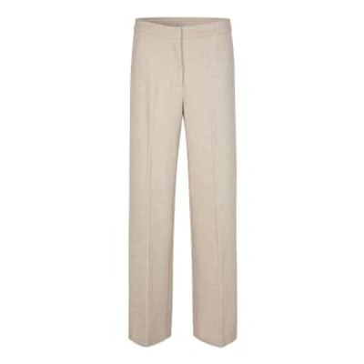 Second Female Saru Straight Trousers In Off White