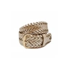 NOOKI DESIGN ASHFORD WOVEN BELT IN GOLD