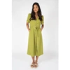 TRAFFIC PEOPLE BACALL DRESS-OLIVE-RUR12596029