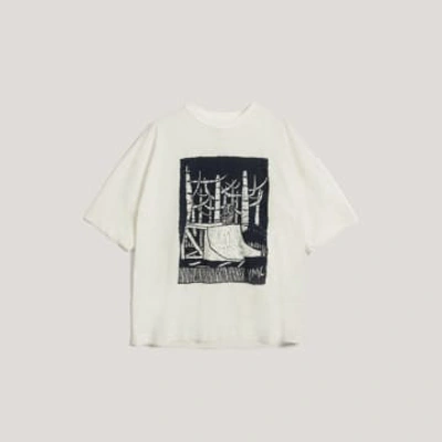 Ymc You Must Create It's Out There T-shirt White