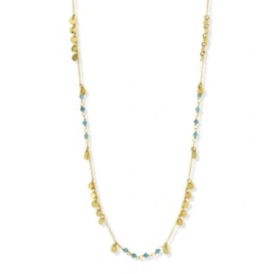 Ashiana London Ruby Turquoise Necklace In Blue