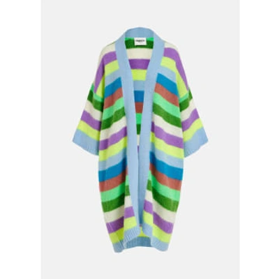 Essentiel Antwerp Striped Kimono Cardigan In Multi