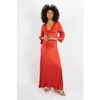 Traffic People Bebe Dress-rust-btl12632125
