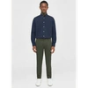 KNOWLEDGE COTTON APPAREL 1070016 LUCA SLIM TWILL CHINO PANTS FORREST NIGHT