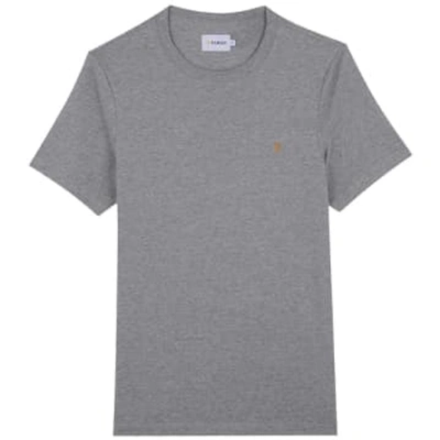 Farah New Danny T-shirt In Grey