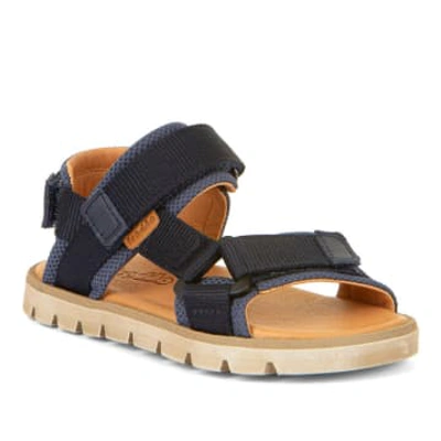 Froddo Ke Flash Adjustable Velcro Boys Summer Sandals In Blue