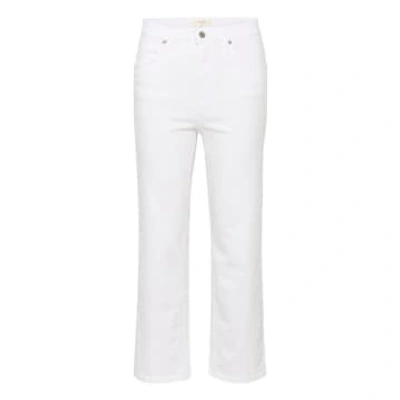 Part Two Judy White Cotton Jeans