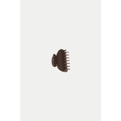 Nat + Noor Chocolate Small Hair Claw Clip In Brown