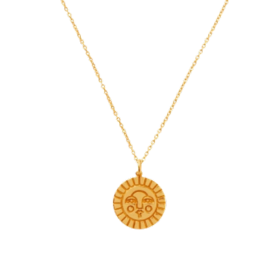 Cai & Jo The Sol Pendant Necklace In Gold