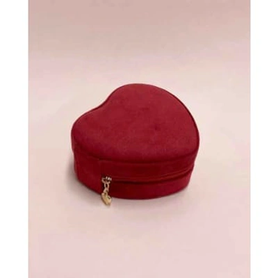 Rockahula Love Heart Jewellery Box In Red