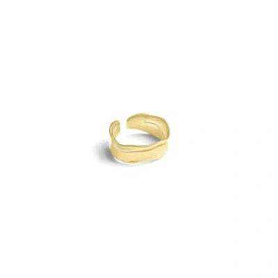 Formation Wave Ring In Gold