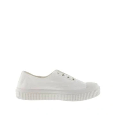 Victoria 1917 Re Edit Lona Plimsoll In Blanco White