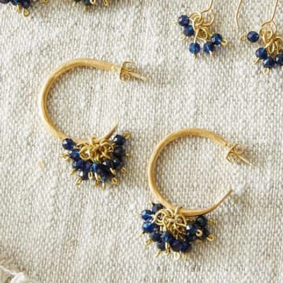 Just Trade 'elizabeth' Hoop Earrings In Gold