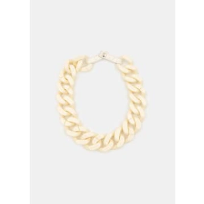 Essentiel Antwerp Ecru Floris Chain Necklace In Neutral