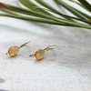 ANNIE MUNDY TEARDROP EARRINGS WITH CITRINE STONE HE-27 G