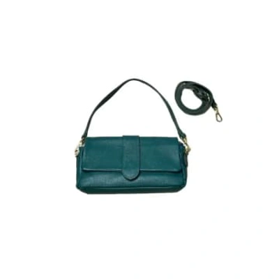 Made By Moi Selection Green Leather Baguet