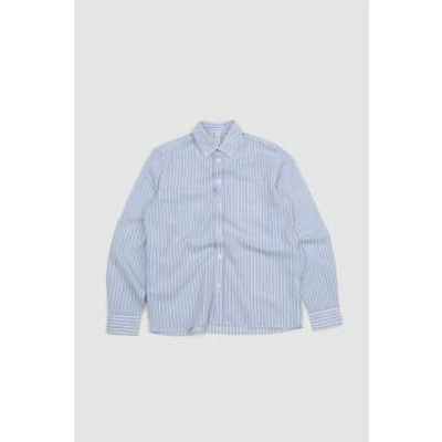 Another Aspect Another Shirt 1.0 Hockney Stripe In Blue