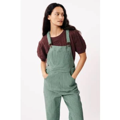 Frnch Loue Emeraude Dungarees In Green