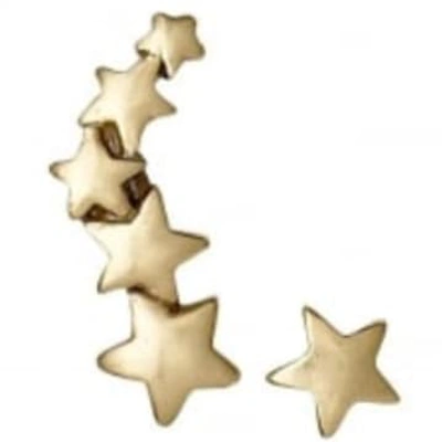 Pilgrim Ava Gold Plated Star Cuff And Stud Earrings